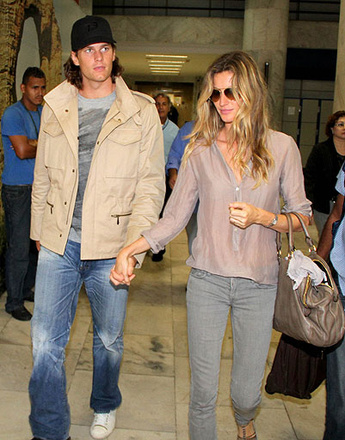 Жизель Бундхен (Gisele Bundchen) и Том Брэди (Tom Brady)