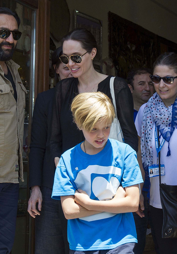 Анджелина Джоли с дочерью Шайло