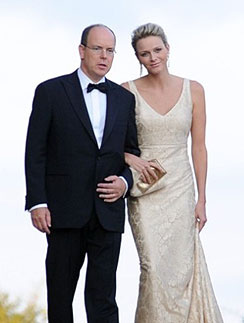 Альбер II и Шарлин Уиттсток. Альбер II (Prince Albert of Monaco) и его жена Шарлин Уиттсток (Charlene Wittstock)