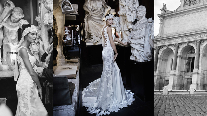 Свадебное платье с головным убором: фото