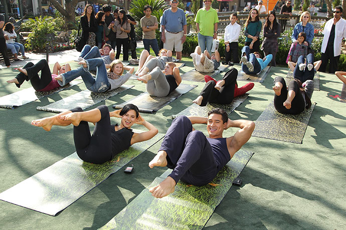 Хилария Болдуин и Марио Лопес Хилария Болдуин и Марио Лопес
