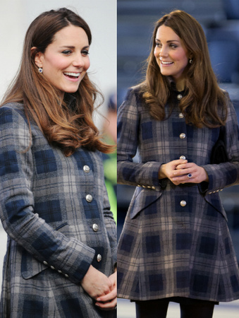 Кейт Миддлтон в пальто Moloh