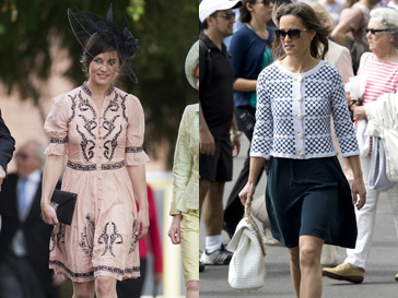 Слева Пиппа Миддлтон (Pippa Middleton) на свадьбе друзей, а справа - на Уимблдонском турнире Слева Пиппа Миддлтон (Pippa Middleton) на свадьбе друзей, а справа - на Уимблдонском турнире