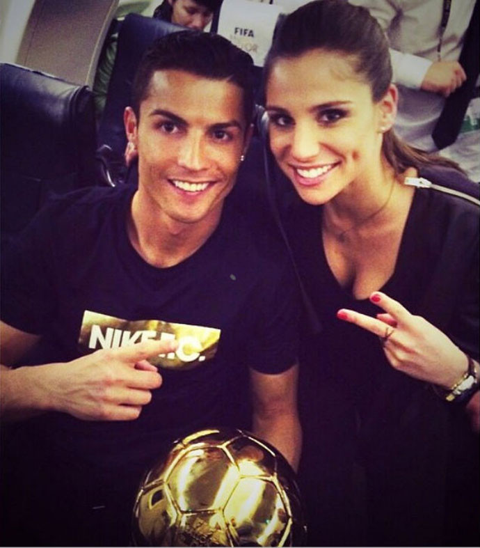 Криштиану Роналду и Люсия Вильялон 