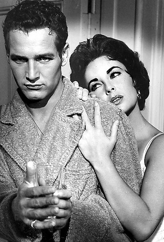 Элизабет Тейлор (Elizabeth Taylor) и Пол Ньман ( Paul Newman) в фильме "Кошка на раскаленной крыше" (1958 г.) Элизабет Тейлор (Elizabeth Taylor) и Пол Ньман ( Paul Newman) в фильме "Кошка на раскаленной крыше" (1958 г.)