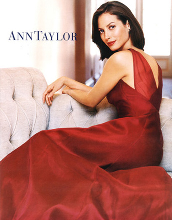Кристи Тарлингтон в рекламной кампании Ann Taylor