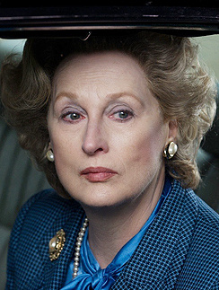 Мерил Стрип в образе Маргарет Тэтчер. Мерил Стрип (Meryl Streep) в фильме "Железная леди"
