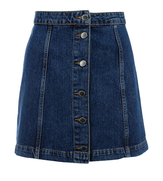 Юбка из денима Topshop, 2299 р. Юбка из денима Topshop, 2299 р.