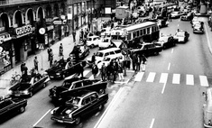  фотографии сентября 1967 день швеция перешла правостороннее движение 