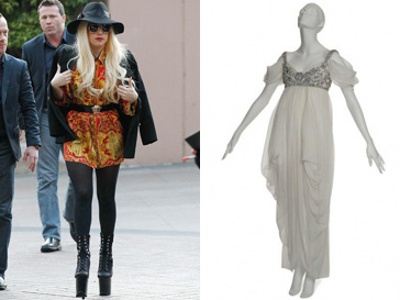 Леди ГаГа (Lady GaGa) сложно представить в этом нежном романтичном платье от Alexander McQueen Леди ГаГа (Lady GaGa) сложно представить в этом нежном романтичном платье от Alexander McQueen