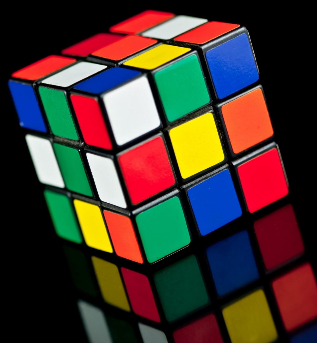 Кубик Рубика фон