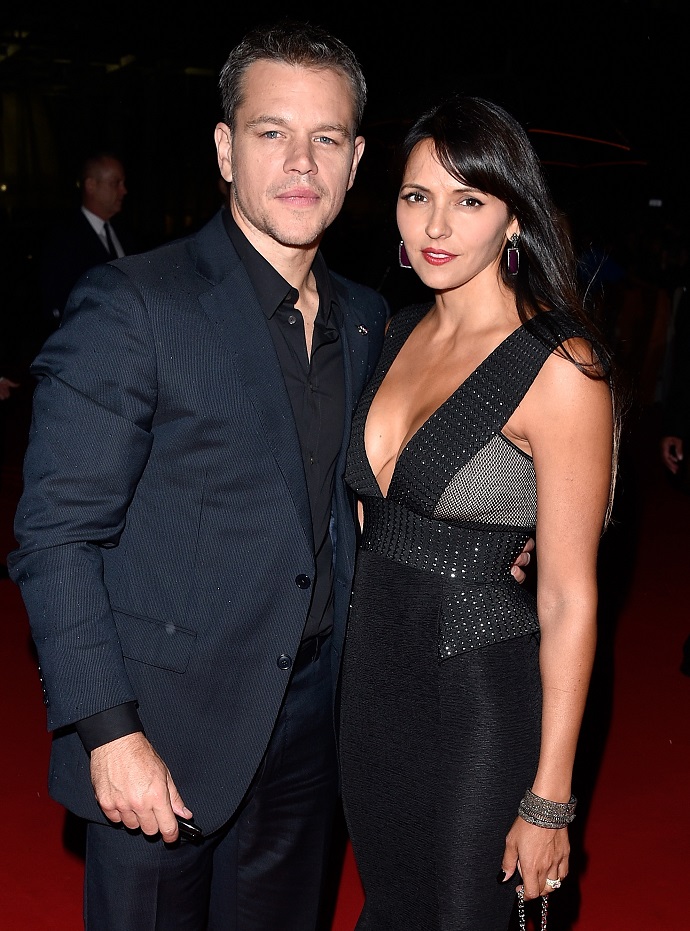 Мэтт Деймон и Лучиана Баррозо