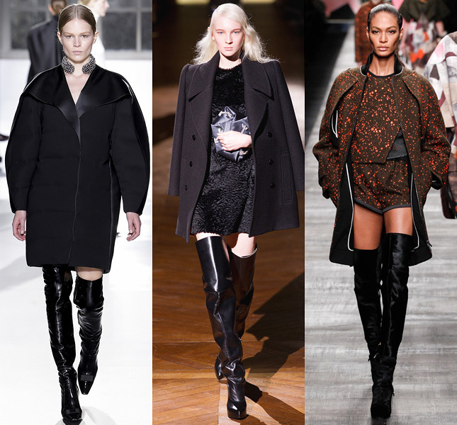Ботфорты Balenciaga, Carven, Fendi Ботфорты Balenciaga, Carven, Fendi