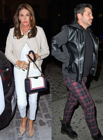 Кейтлин Дженнер с неизвестным мужчиной