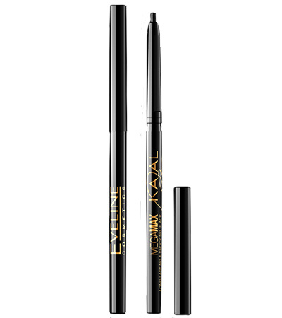 Черный автоматический карандаш для глаз Eveline Cosmetics отзывы Черный карандаш для глаз Eveline Cosmetics