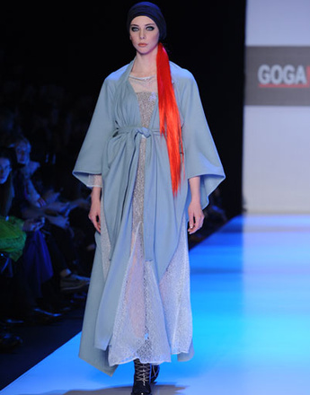 Показ коллекции GOGA NIKABADZE осень-зима 2013/14 Mercedes-Benz Fashion Week Russia