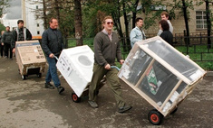  фотографии дефолт 1998 москвичи избавляются накоплений 