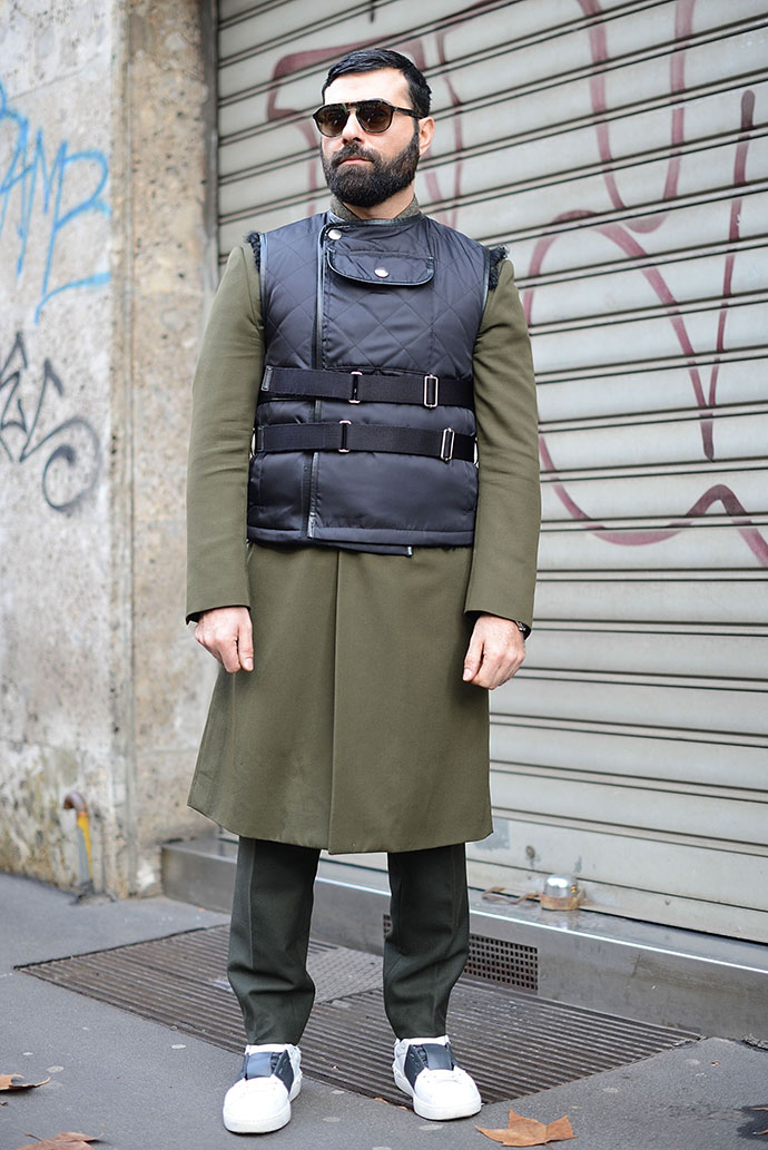 Неделя мужской моды в Милане: street style