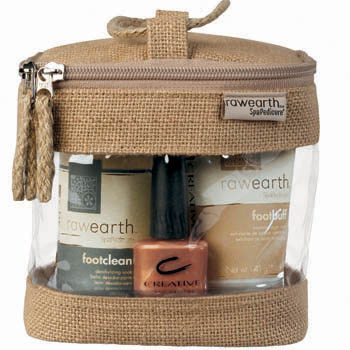 Набор Raw Earth, Creative для минерального SPA-маникюра: очищающий и дезодорирующий порошок Foot Clean, согревающий скраб Foot Buff и лак для ногтей. Набор Raw Earth, Creative для минерального SPA-маникюра: очищающий и дезодорирующий порошок Foot Clean, согревающий скраб Foot Buff и лак для ногтей.
