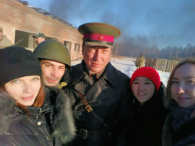 Георгий Дронов в Иркутске сыграл военного полковника Георгий Дронов в Иркутске сыграл военного полковника