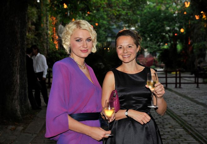 Лена Васильева и Dominique Bertrand (Christian Dior). Лена Васильева и Dominique Bertrand (Christian Dior).