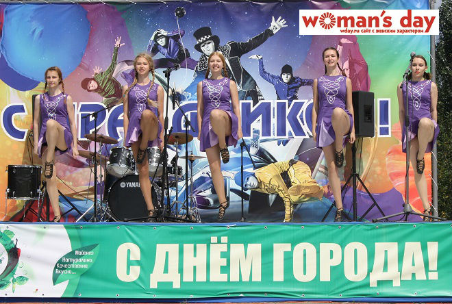Ирландский танец покорил зрителей... Омск, День города