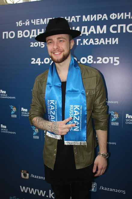Егор Крид посол Чемпионата мира по водным видам спорта 2015
