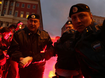 Очередной митинг на Триумфальной площади прошел относительно мирно Очередной митинг на Триумфальной площади прошел относительно мирно