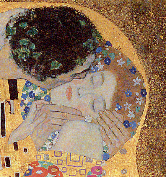 Густав Климт. «Поцелуй» (фрагмент), 1907–1908 годы. Густав Климт. «Поцелуй» (фрагмент), 1907–1908 годы.