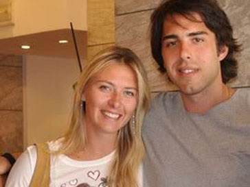 Мария Шарапова и Саша Вуячич (Sasha Vujacic) Мария Шарапова и Саша Вуячич (Sasha Vujacic)