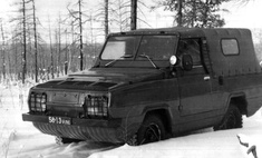  советский супервездеход уаз-3907 ягуар 