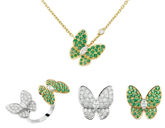 Коллекция Two Butterfly от Van Cleef & Arpels пополнилась новыми украшениями 
