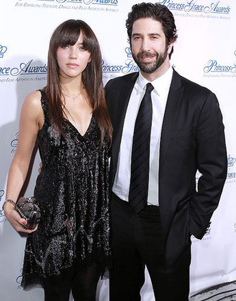 Дэвид Швиммер (David Schwimmer) с женой