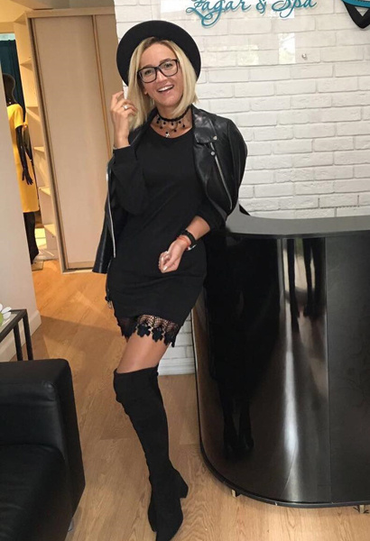 Ольга Бузова примерила черный total look Ольга Бузова примерила черный total look