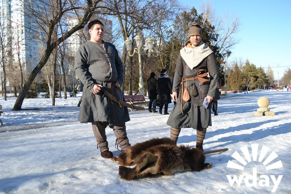 Волгоград, Масленица, парк «Баку» Масленичные гуляния