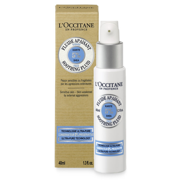 Loccitane, Флюид для чувствительной кожи лица Карите Loccitane, Флюид для чувствительной кожи лица Карите