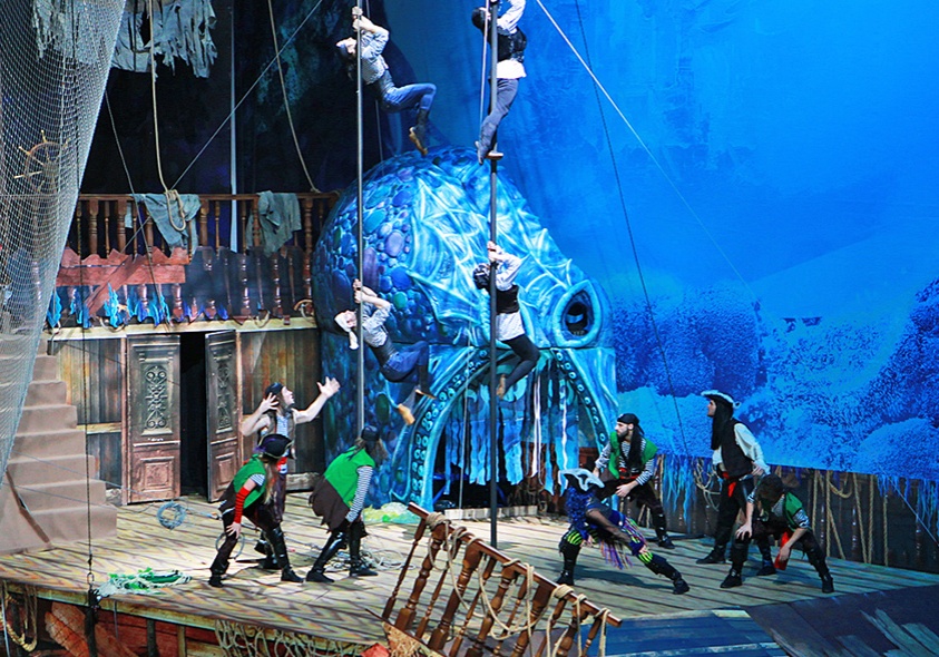 Досуг с детьми новогоднее цирковое шоу «Пираты и корабль