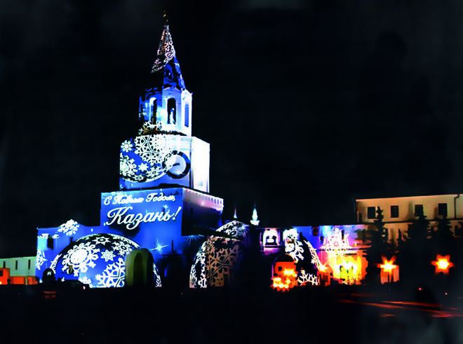 В Казанском кремле стартует световое шоу в формате 3D-mapping