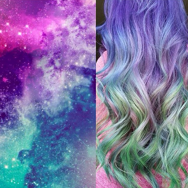 новый тренд окрашивания galaxyhair новый тренд окрашивания galaxyhair