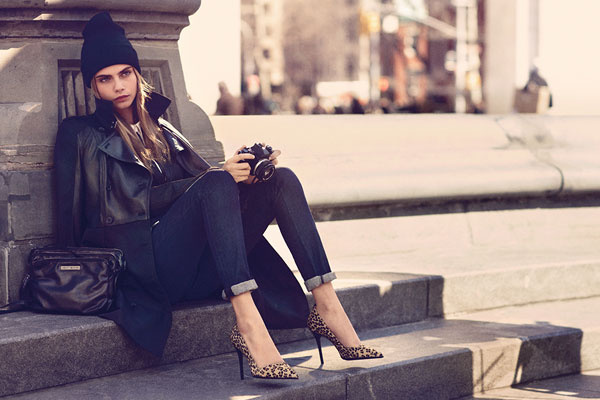 Кара Делевинь в рекламной кампании DKNY Кара Делевинь в рекламной кампании DKNY