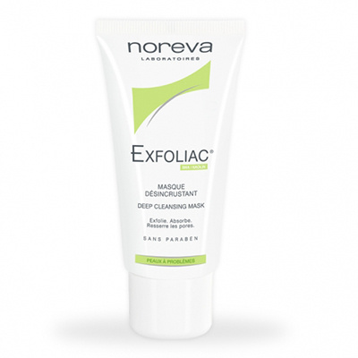 Noreva, отшелушивающая маска Exfoliac Masque Desincrustant Noreva, отшелушивающая маска Exfoliac Masque Desincrustant