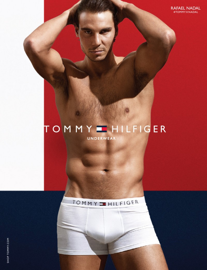 Рафаэль Надаль в рекламе нижнего белья Рафаэль Надаль в боксерах от Tommy Hilfiger
