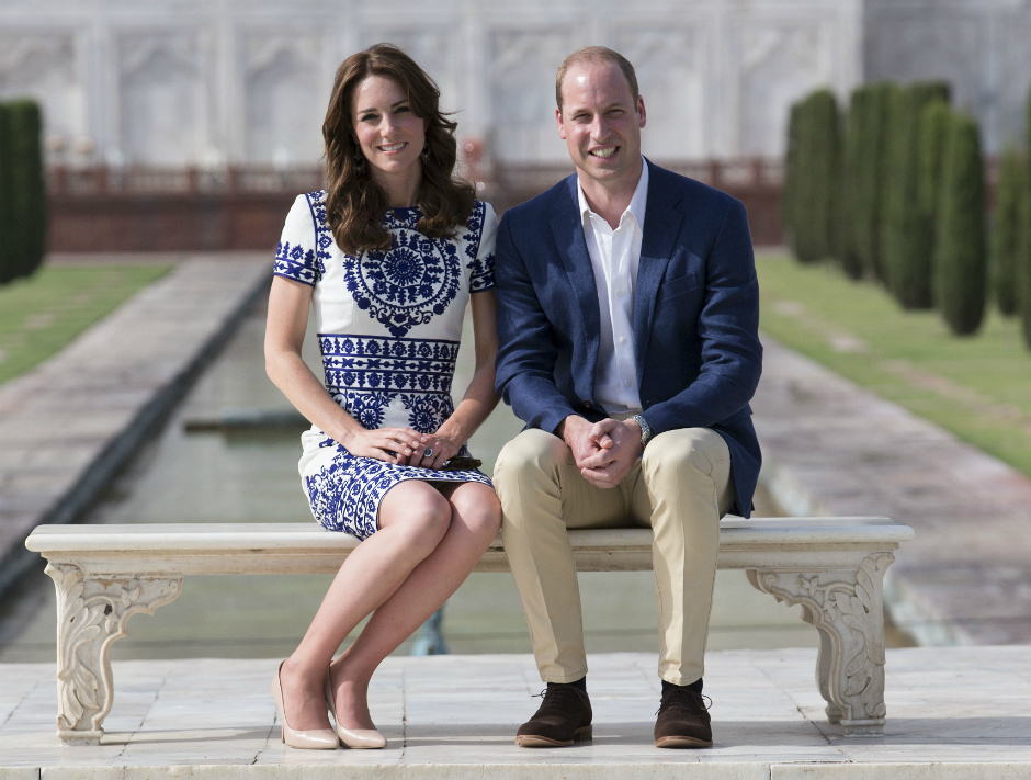 Кейт Миддлтон и принц Уильям в Индии