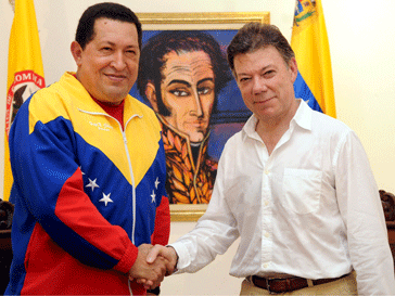 Уго Чавес и Хуан Мануэль Сантос (Hugo Chávez, Juan Manuel Santos) Уго Чавес и Хуан Мануэль Сантос (Hugo Chávez, Juan Manuel Santos)