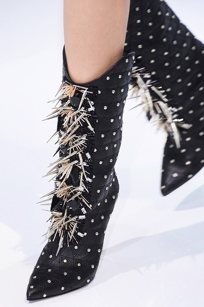 Сапоги со стразами Versace Сапоги со стразами Versace