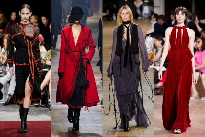 Givenchy, Lanvin, Chloe, Valentino Givenchy, Lanvin, Chloe, Valentino