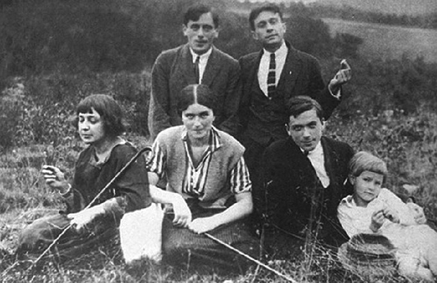 Марина Цветаева, Сергей Эфрон, Константин Родзевич, Прага, 1923 г.