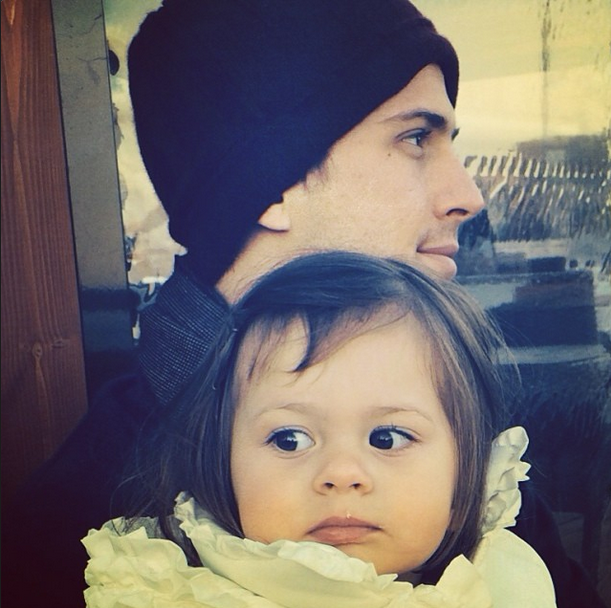 Алекс Смерфит с дочерью