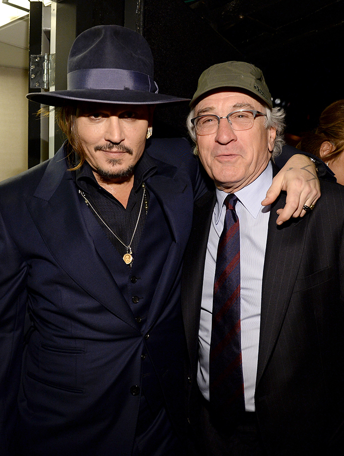 Джонни Депп и Роберт Де Ниро