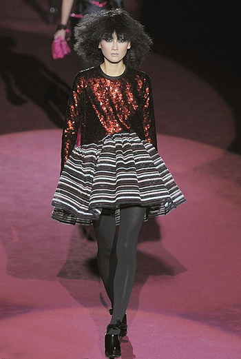 Показ коллекции Marc Jacobs осень-зима 09/10. Показ коллекции Marc Jacobs осень-зима 09/10.